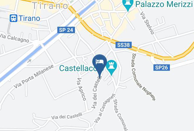 Sondrio - Ostello Del Castello Tirano Bb Maps