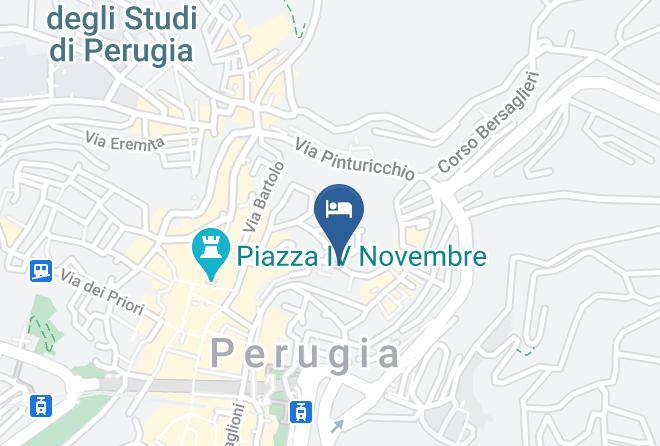 Perugia - Ostello Della Gioventu Centro Internazionale D'accoglienza Maps