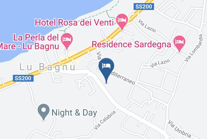 Sassari - Ostello Della Gioventu Golfo Dell'asinara Castelsardo Maps