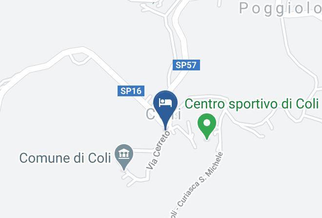 Piacenza - Ostello Di Coli Maps