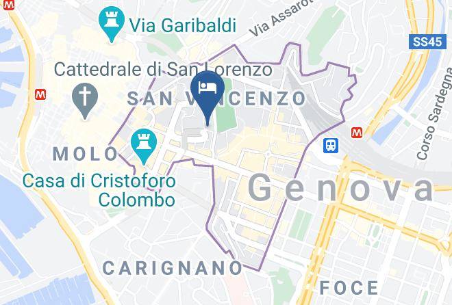 Genoa - Ostello Di Orione Maps