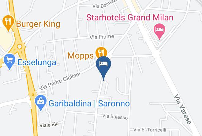 Varese - Ostello Di Saronno Maps