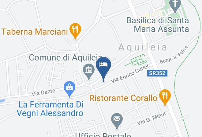 Udine - Ostello Domus Augusta Guarnerio Societa Cooperativa Maps
