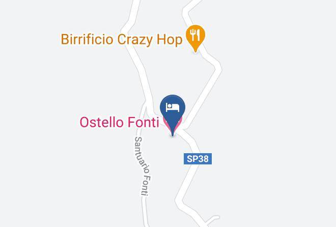 Matera - Ostello Fonti Maps