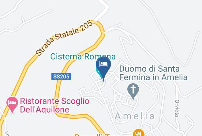 Terni - Ostello Giustiniani Maps