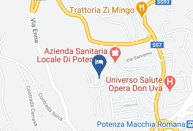 Potenza - Ostello Il Volto Maps