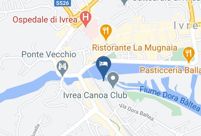 Turin - Ostello Ivrea Canoa Club Maps