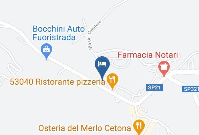 Siena - Ostello La Cocciara Maps