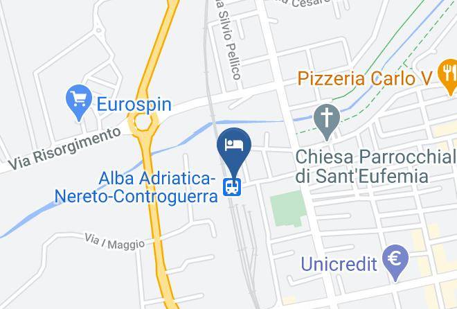 Teramo - Ostello La Stazione Maps