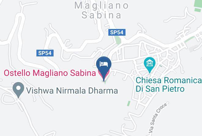 Rieti - Ostello Magliano Sabina Maps