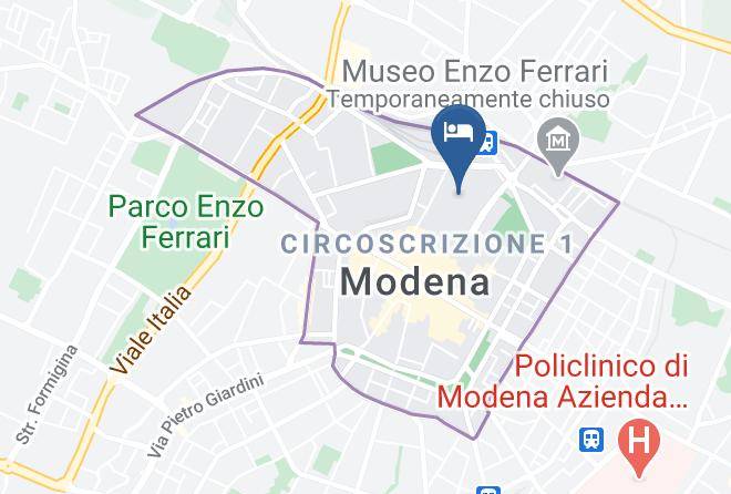 Modena - Ostello Modena San Filippo Neri Maps