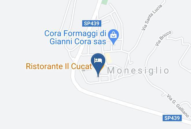 Cuneo - Ostello Monesiglio Maps