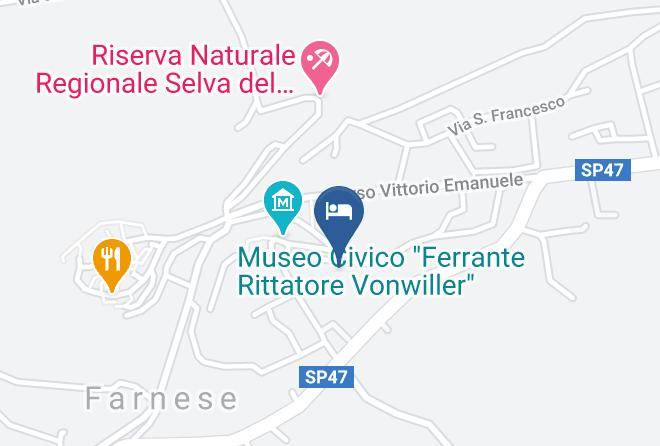 Viterbo - Ostello Ortensi Maps
