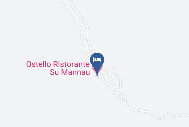 Province Of South Sardinia - Ostello Ristorante Su Mannau Maps
