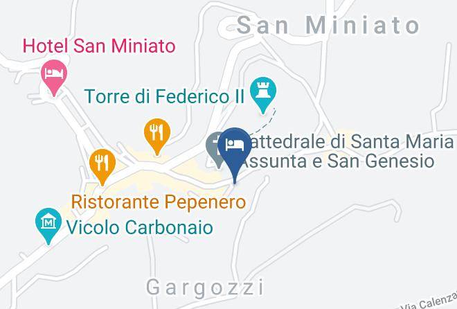 Pisa - Ostello San Miniato Maps