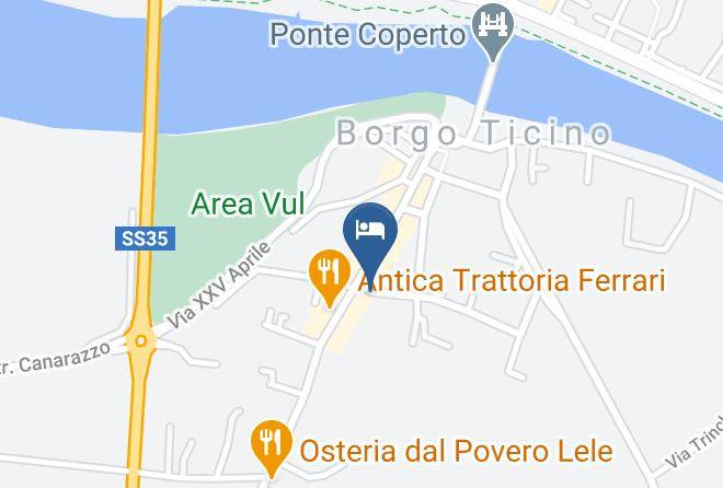 Pavia - Ostello Santa Maria In Betlem Maps