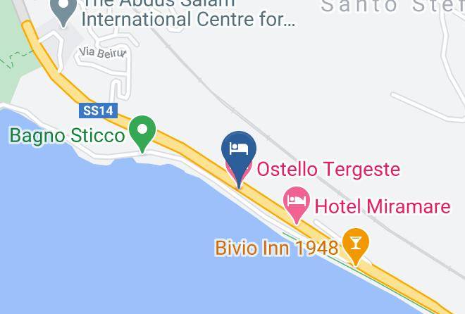 Ostello Tergeste Map