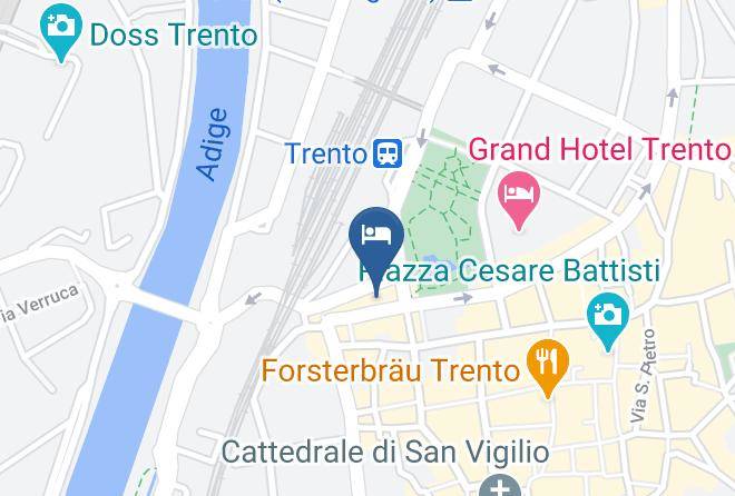 Trento - Ostello Trento Giovane Europa Maps