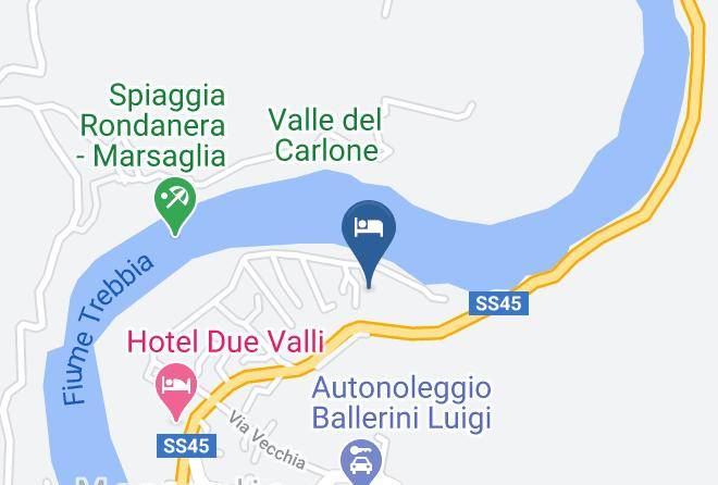 Piacenza - Ostello Valtrebbia Maps