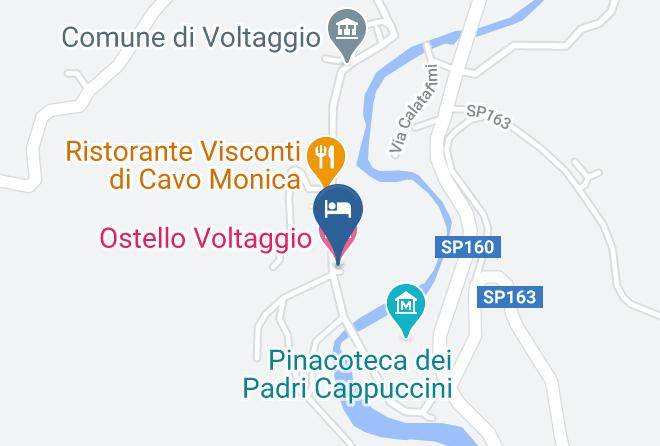 Alessandria - Ostello Voltaggio Maps