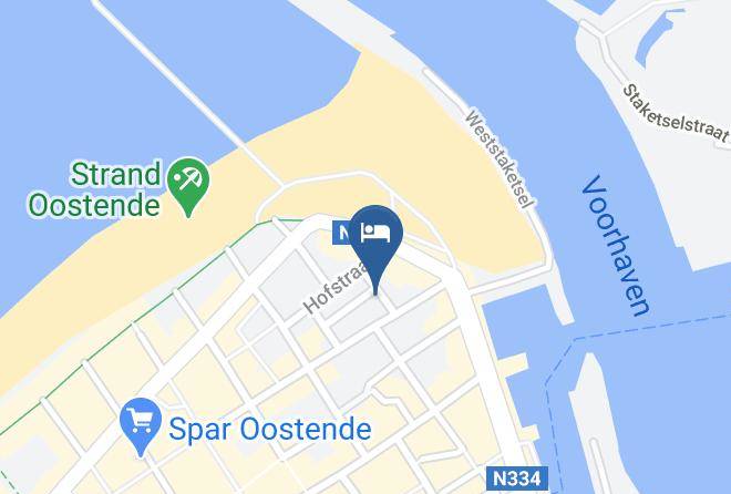 West Flanders - Ostend Hotel Maps
