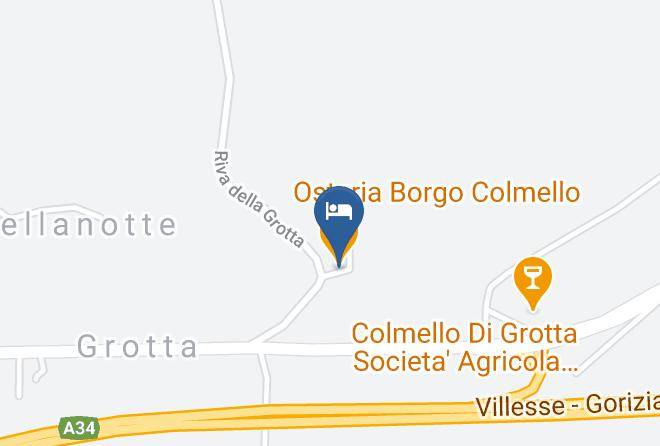 Gorizia - Osteria Borgo Colmello Maps