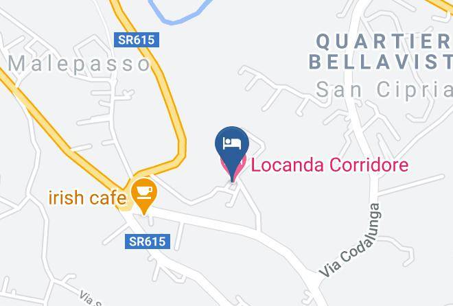 L Aquila - Osteria Corridore Maps