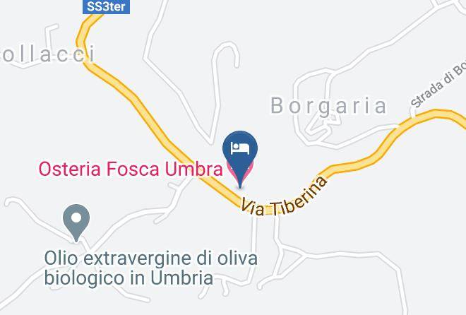 Terni - Osteria Fosca Umbra Maps