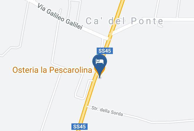 Piacenza - Osteria La Pescarolina Maps