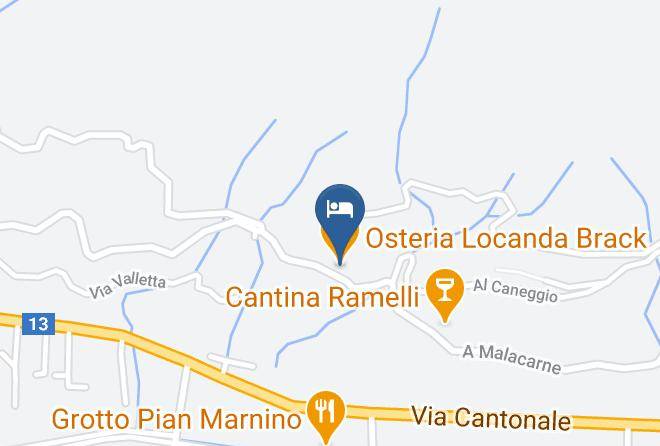 Bellinzona - Osteria Locanda Brack Maps