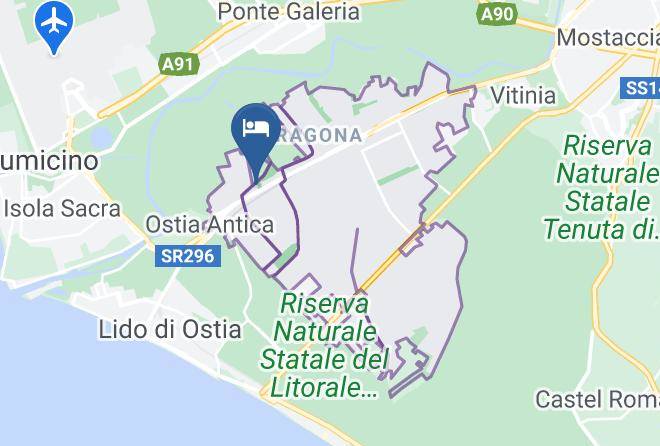 Rome - Ostia Antica Park Hotel Meeting Center & Spa Maps