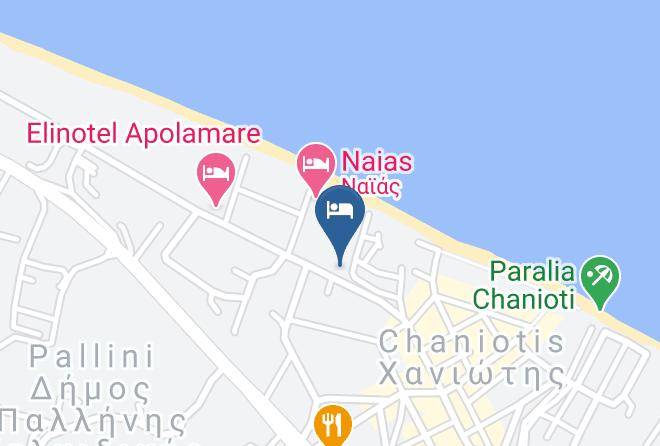 Khalkidhiki - Ostria Sea Side Hotel Maps