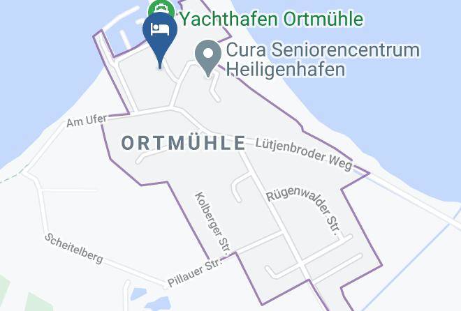 Ostholstein - Strand Hausboot Swantje Maps