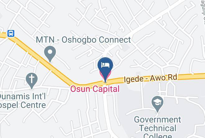 Oshogbo - Osun Capital Hotel Maps