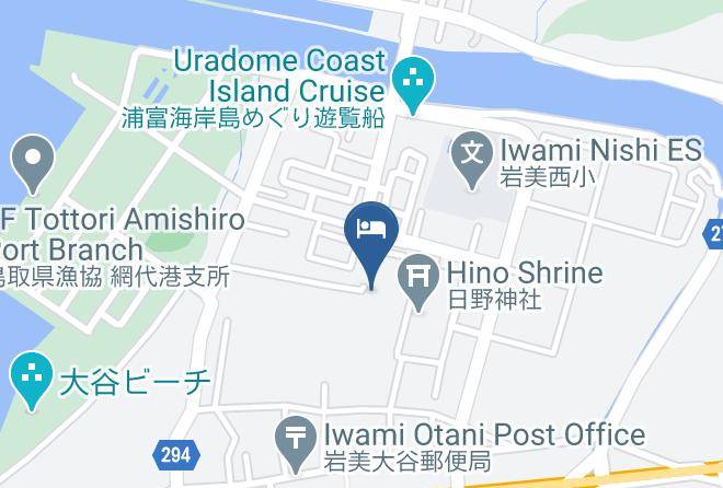 Iwami Towniwami District - Otaniso Tottori Marin Club Maps