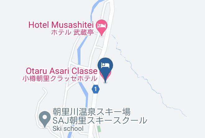Otaru City - Otaru Asari Classe Hotel Maps