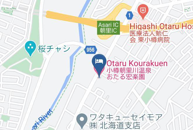 Otaru Kourakuen Map
