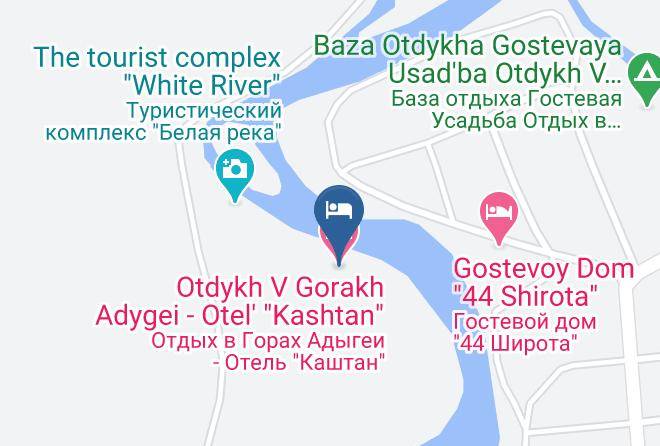 Maykopsky District - Otdykh V Gorakh Adygei Otel' Kashtan Maps