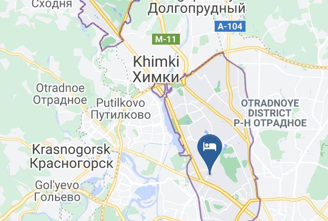 Moscow - Otel' 4 Komnaty Maps