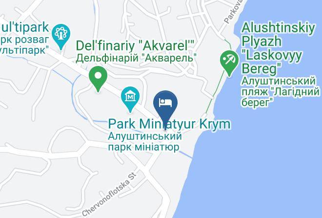 Alushta - Otel' Agora V Alushte Maps