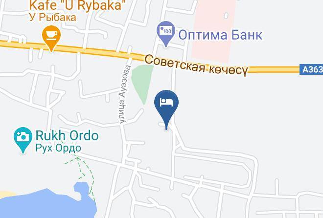 Ysyk Kol Region - Otel' Ak Kalpak Maps