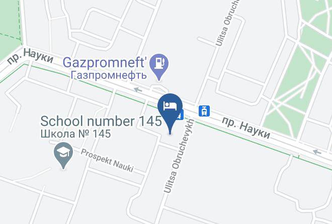 Saint Petersburg - Otel' Akademiya Maps