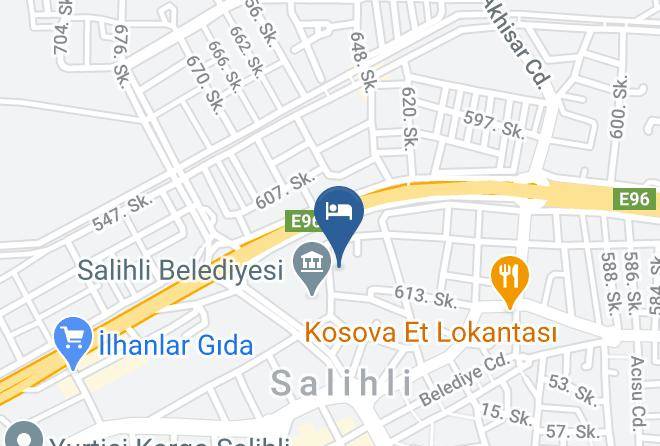Salihli - Otel Akgul Maps
