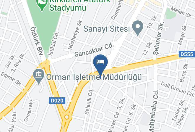 Kirklareli Pinar - Otel Akkus Kaya Maps
