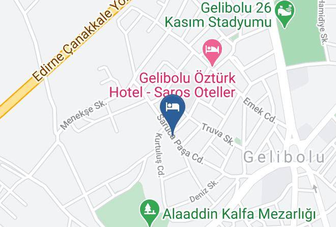 Gelibolu - Otel Akyol Maps