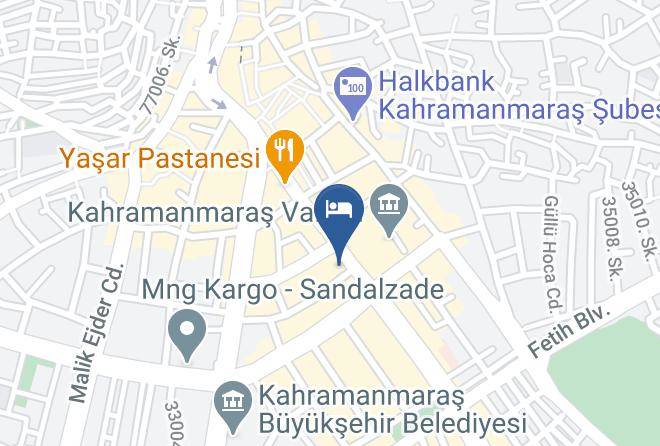 Dulkadiroglu - Otel Alcazar Maps