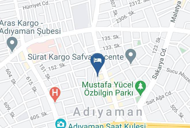 Adiyaman Turgutreis - Otel Antiochos Restaurant Maps