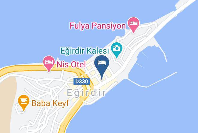 Egirdir - Otel Apostel Maps