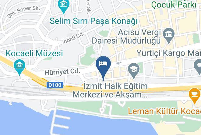 Izmit - Asya Otel Maps