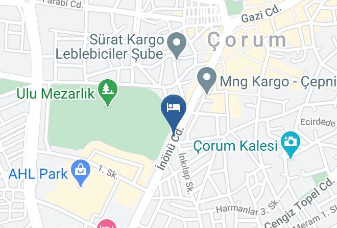 Corum Cepni - Otel Atak Maps
